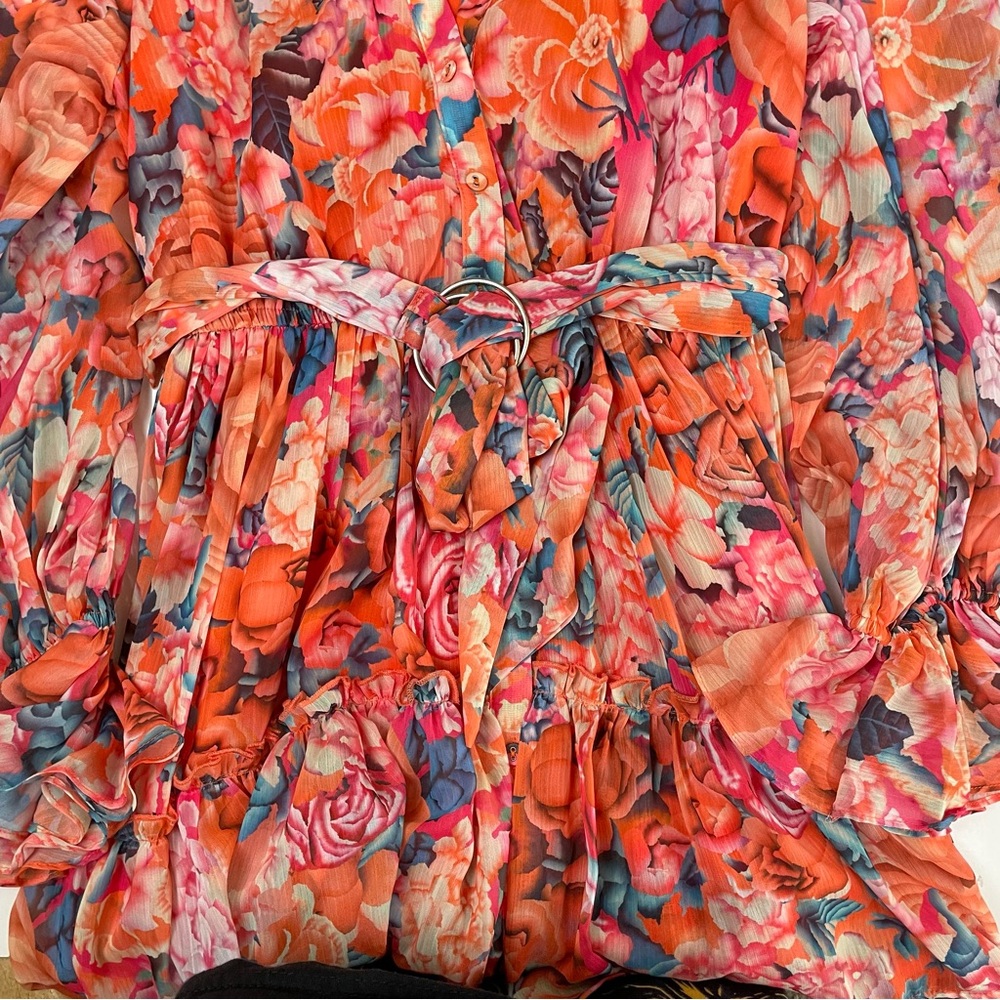 Trust Me It’s Gorgeous Multi Floral Maxi Dress by L’Atiste - Picture 7 of 14